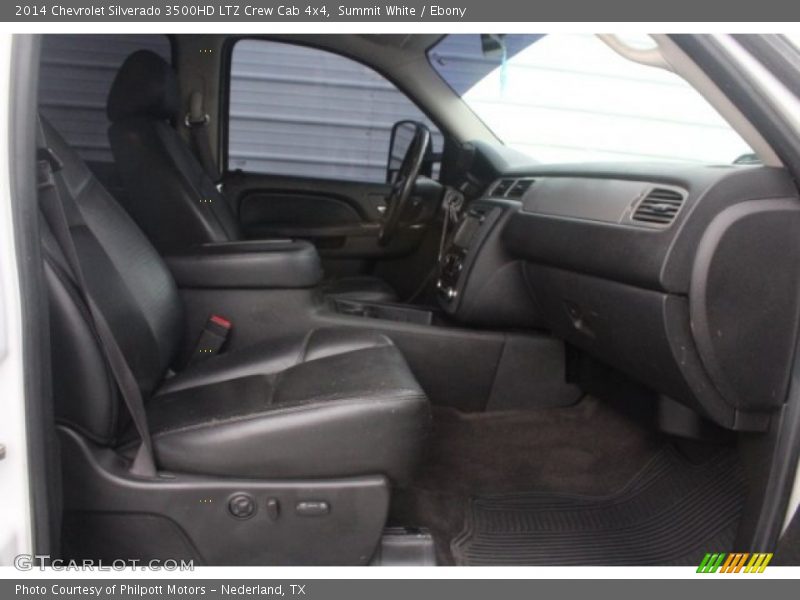 Summit White / Ebony 2014 Chevrolet Silverado 3500HD LTZ Crew Cab 4x4