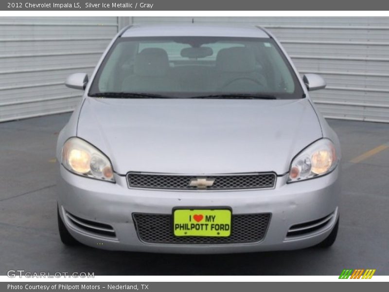 Silver Ice Metallic / Gray 2012 Chevrolet Impala LS