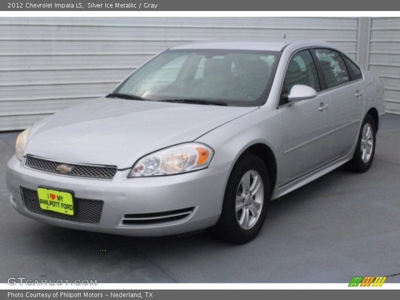 Silver Ice Metallic / Gray 2012 Chevrolet Impala LS