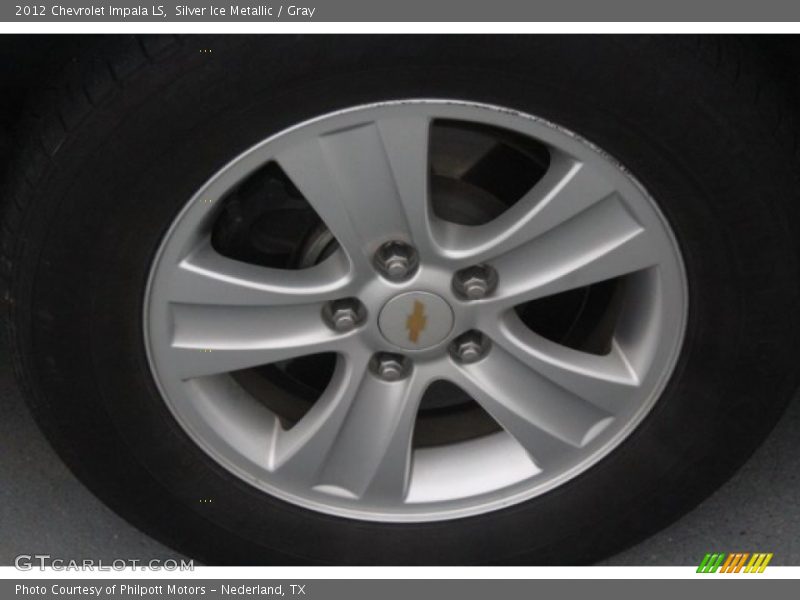 Silver Ice Metallic / Gray 2012 Chevrolet Impala LS