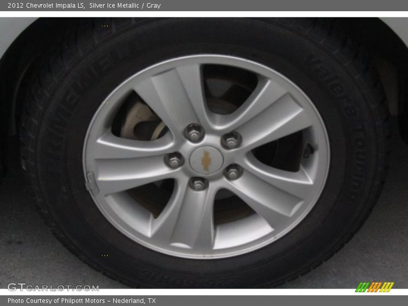 Silver Ice Metallic / Gray 2012 Chevrolet Impala LS