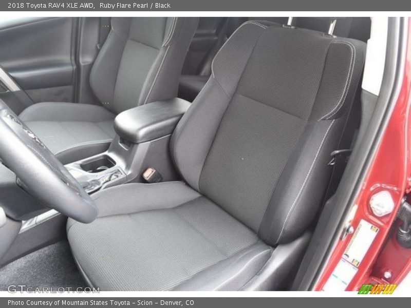 Ruby Flare Pearl / Black 2018 Toyota RAV4 XLE AWD