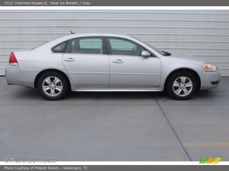 Silver Ice Metallic / Gray 2012 Chevrolet Impala LS