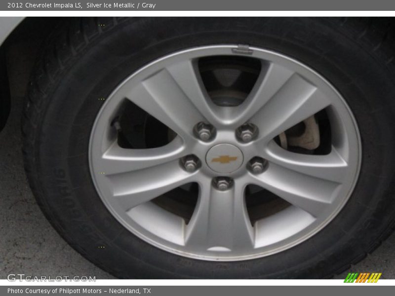 Silver Ice Metallic / Gray 2012 Chevrolet Impala LS