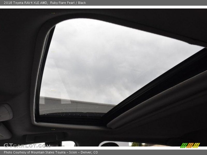 Ruby Flare Pearl / Black 2018 Toyota RAV4 XLE AWD