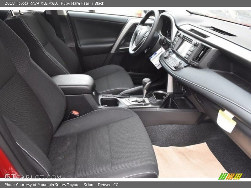 Ruby Flare Pearl / Black 2018 Toyota RAV4 XLE AWD