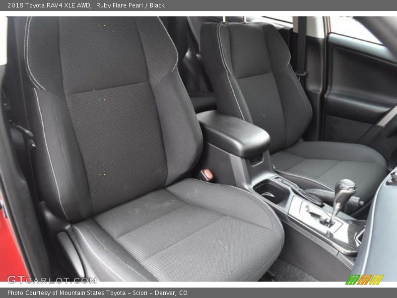 Ruby Flare Pearl / Black 2018 Toyota RAV4 XLE AWD