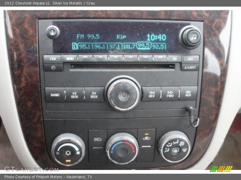 Silver Ice Metallic / Gray 2012 Chevrolet Impala LS