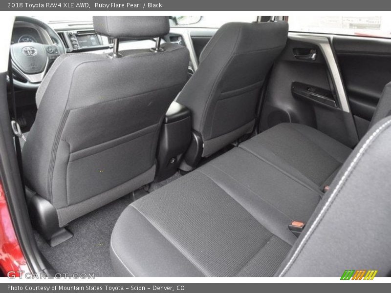 Ruby Flare Pearl / Black 2018 Toyota RAV4 XLE AWD