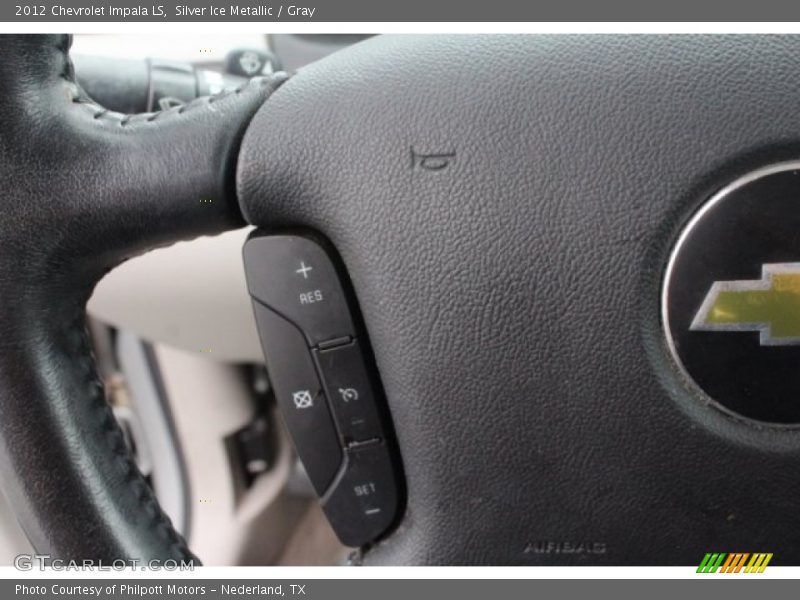 Silver Ice Metallic / Gray 2012 Chevrolet Impala LS