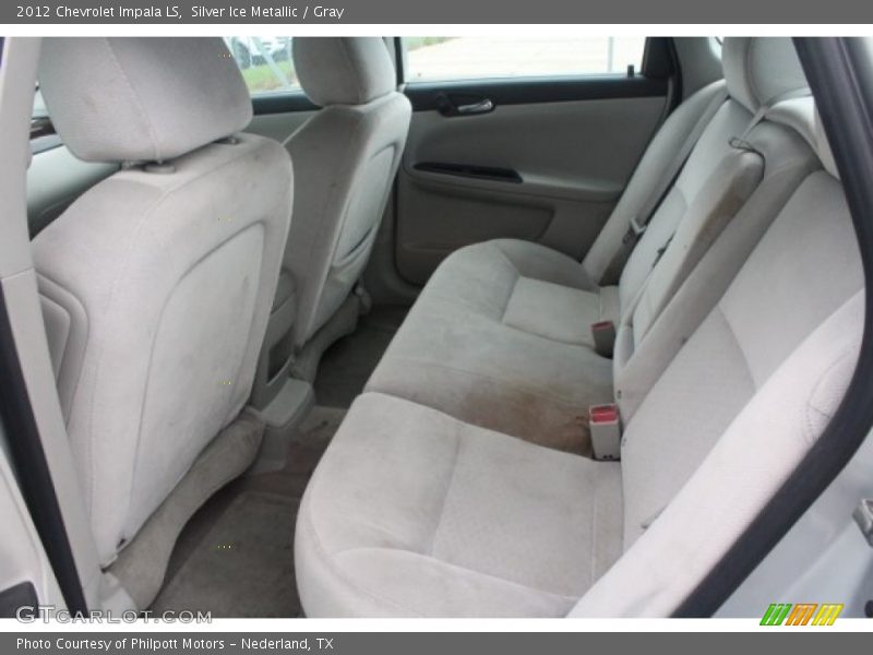 Silver Ice Metallic / Gray 2012 Chevrolet Impala LS