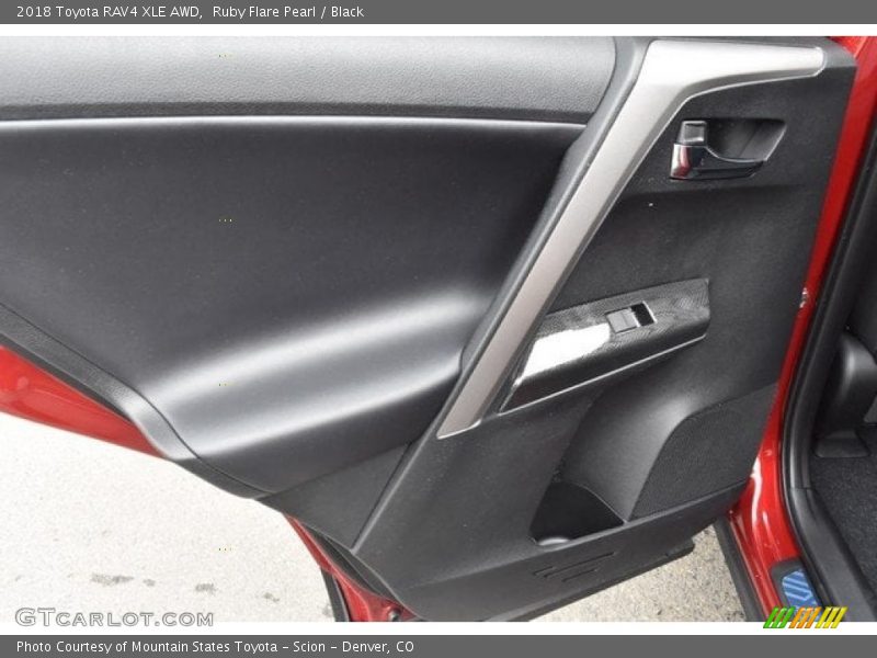 Ruby Flare Pearl / Black 2018 Toyota RAV4 XLE AWD