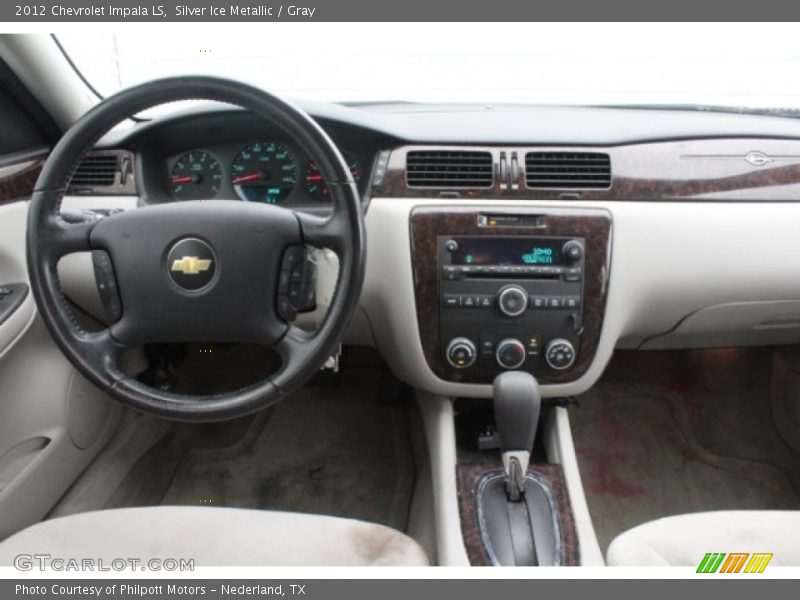 Silver Ice Metallic / Gray 2012 Chevrolet Impala LS