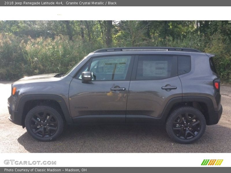 Granite Crystal Metallic / Black 2018 Jeep Renegade Latitude 4x4
