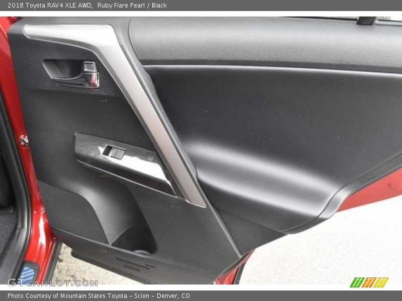 Ruby Flare Pearl / Black 2018 Toyota RAV4 XLE AWD