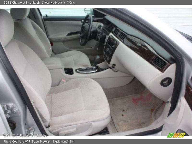Silver Ice Metallic / Gray 2012 Chevrolet Impala LS