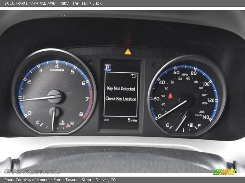 Ruby Flare Pearl / Black 2018 Toyota RAV4 XLE AWD