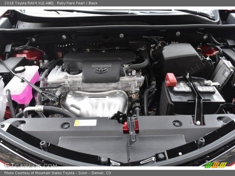Ruby Flare Pearl / Black 2018 Toyota RAV4 XLE AWD