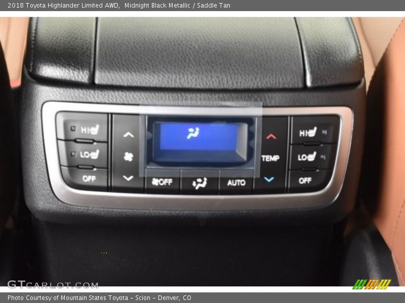Midnight Black Metallic / Saddle Tan 2018 Toyota Highlander Limited AWD