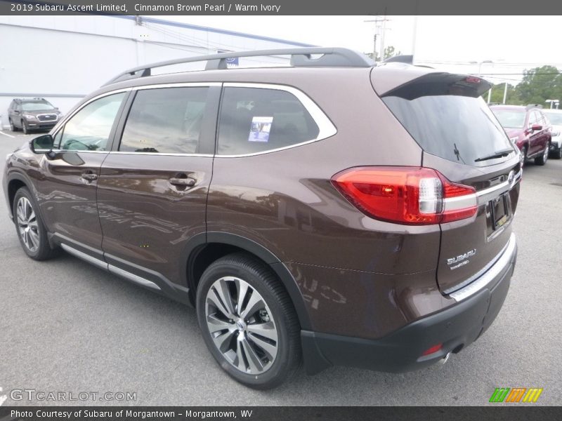 Cinnamon Brown Pearl / Warm Ivory 2019 Subaru Ascent Limited
