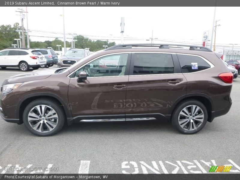 Cinnamon Brown Pearl / Warm Ivory 2019 Subaru Ascent Limited