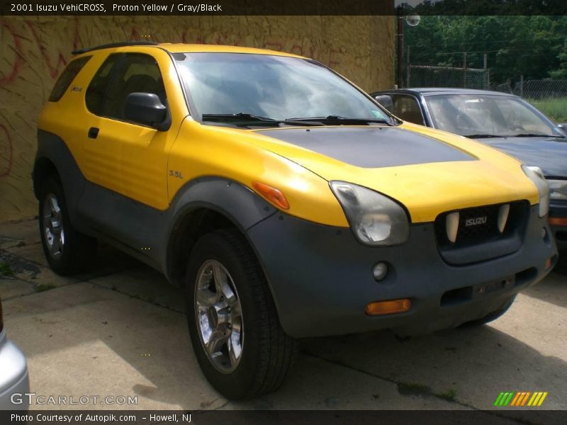 Proton Yellow / Gray/Black 2001 Isuzu VehiCROSS