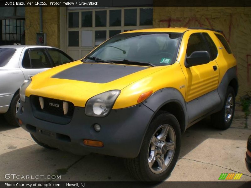 Proton Yellow / Gray/Black 2001 Isuzu VehiCROSS