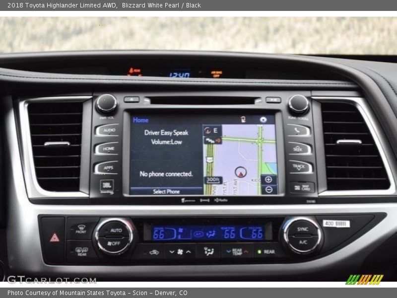 Blizzard White Pearl / Black 2018 Toyota Highlander Limited AWD