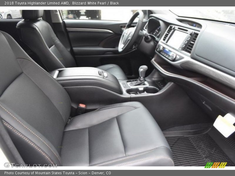 Blizzard White Pearl / Black 2018 Toyota Highlander Limited AWD