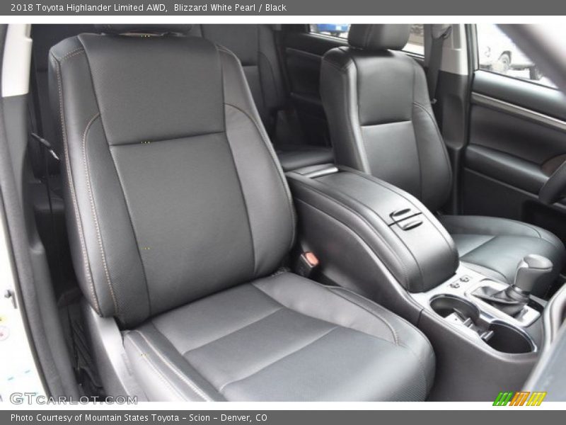 Blizzard White Pearl / Black 2018 Toyota Highlander Limited AWD