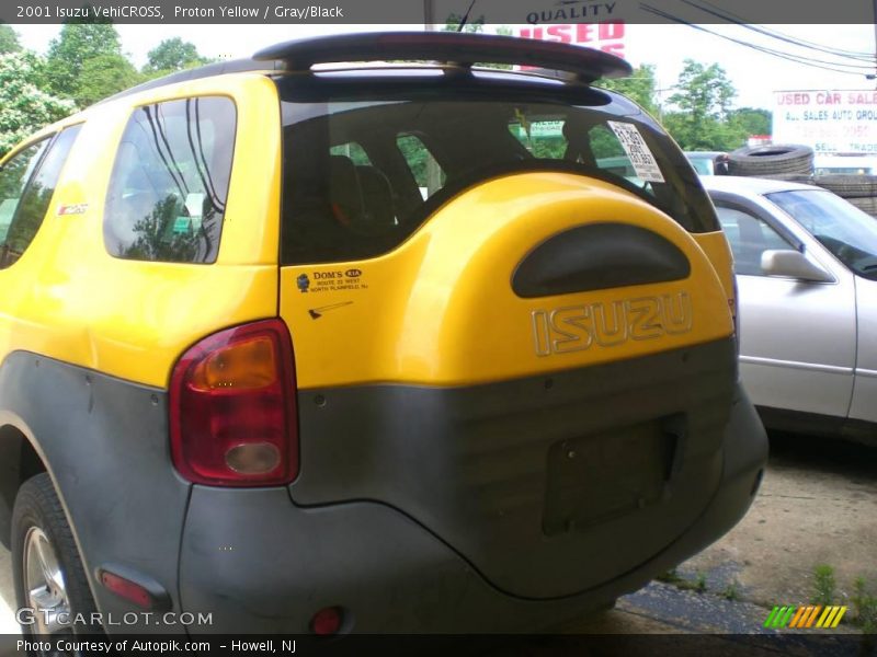 Proton Yellow / Gray/Black 2001 Isuzu VehiCROSS