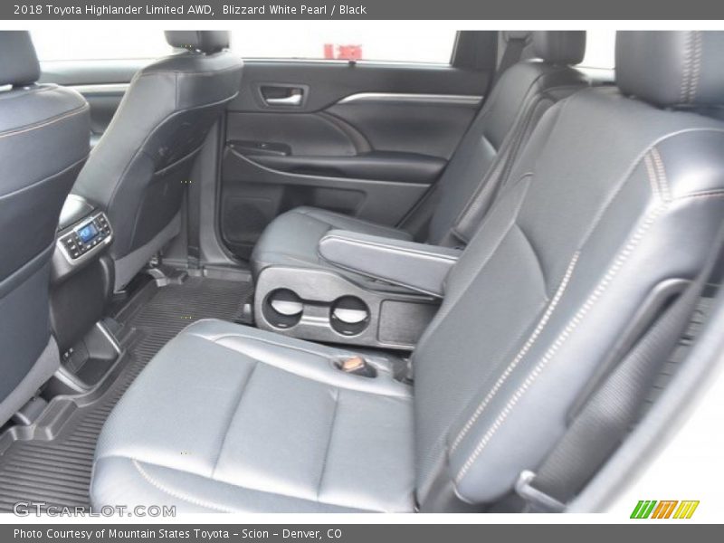 Blizzard White Pearl / Black 2018 Toyota Highlander Limited AWD