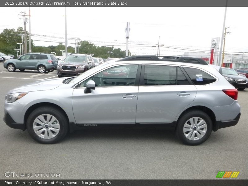 Ice Silver Metallic / Slate Black 2019 Subaru Outback 2.5i Premium