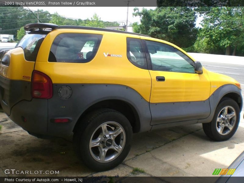 Proton Yellow / Gray/Black 2001 Isuzu VehiCROSS