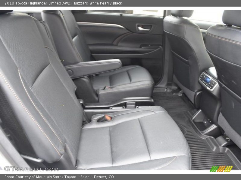 Blizzard White Pearl / Black 2018 Toyota Highlander Limited AWD