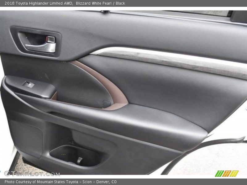 Blizzard White Pearl / Black 2018 Toyota Highlander Limited AWD