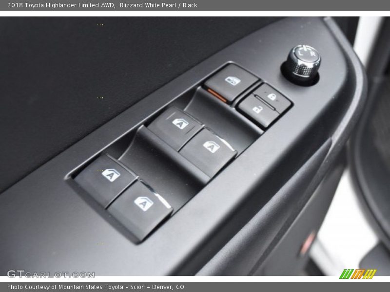 Blizzard White Pearl / Black 2018 Toyota Highlander Limited AWD