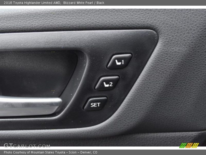 Blizzard White Pearl / Black 2018 Toyota Highlander Limited AWD