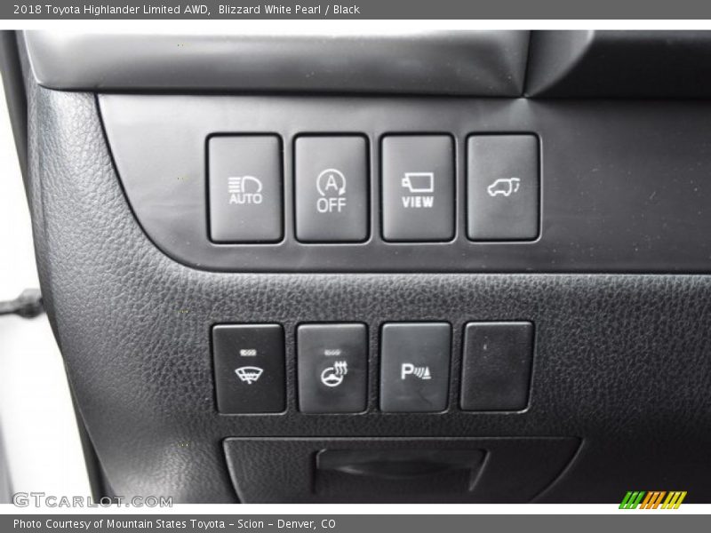 Blizzard White Pearl / Black 2018 Toyota Highlander Limited AWD