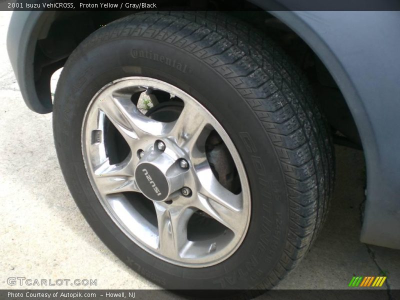 Proton Yellow / Gray/Black 2001 Isuzu VehiCROSS