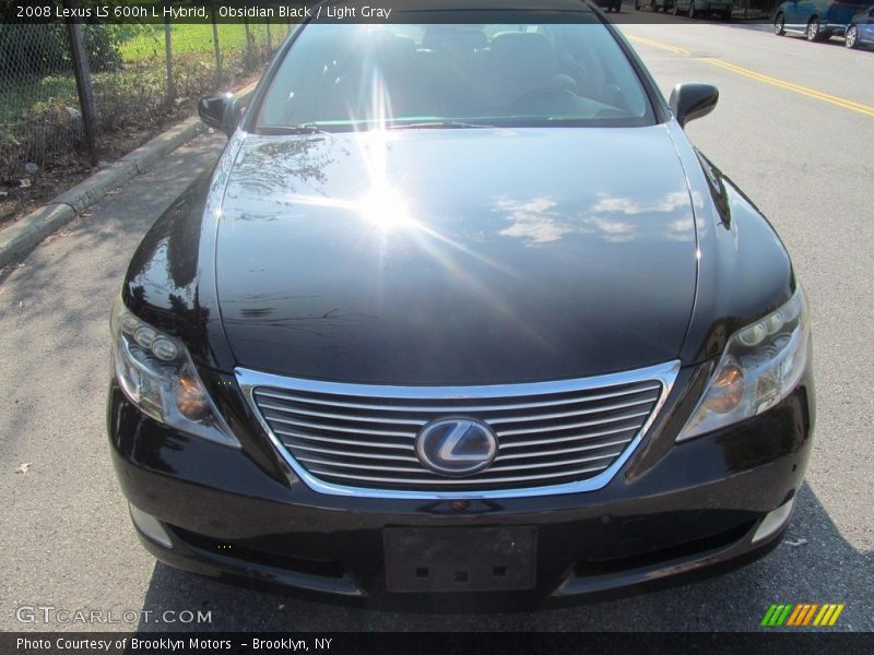 Obsidian Black / Light Gray 2008 Lexus LS 600h L Hybrid