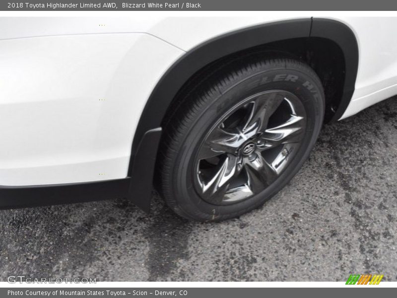Blizzard White Pearl / Black 2018 Toyota Highlander Limited AWD