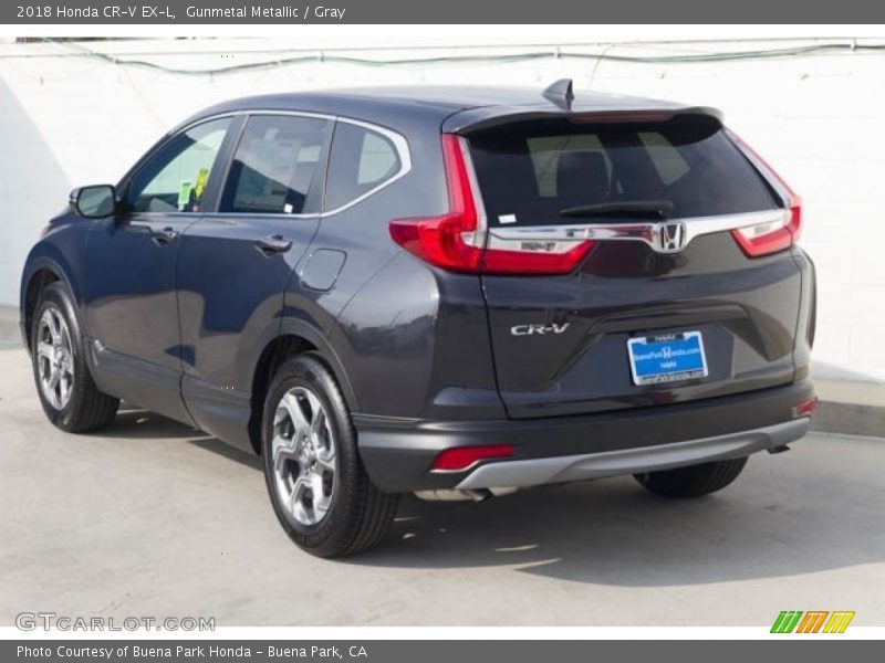Gunmetal Metallic / Gray 2018 Honda CR-V EX-L