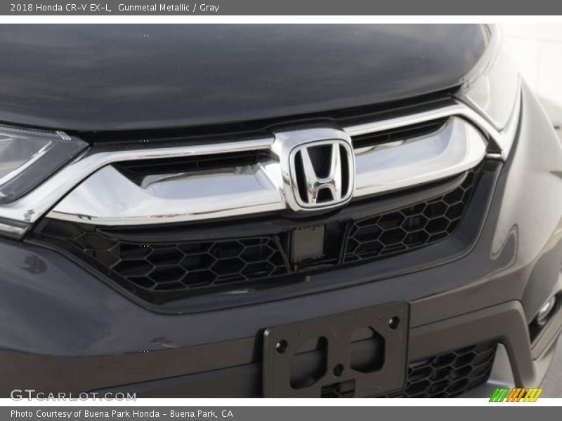 Gunmetal Metallic / Gray 2018 Honda CR-V EX-L