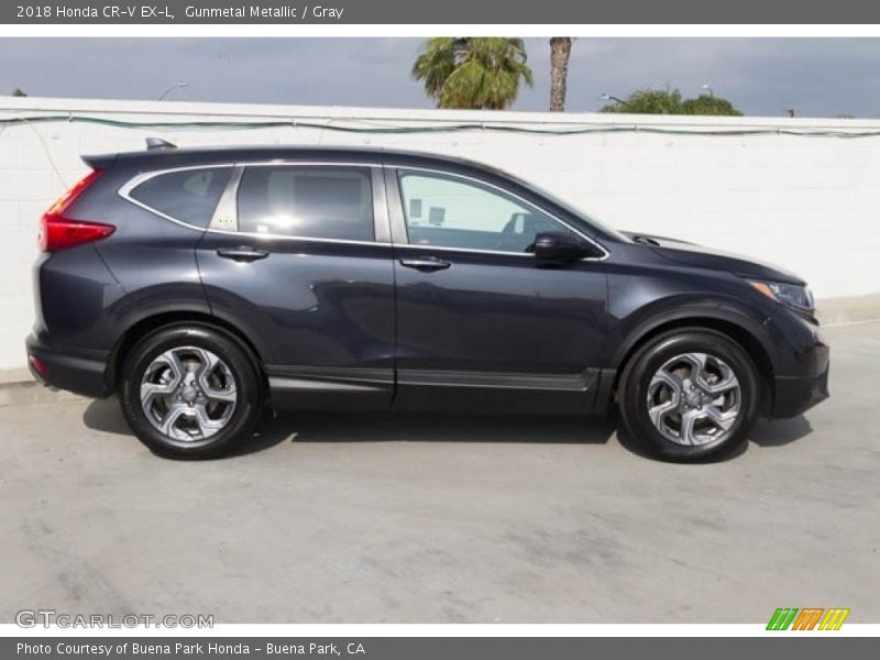 Gunmetal Metallic / Gray 2018 Honda CR-V EX-L