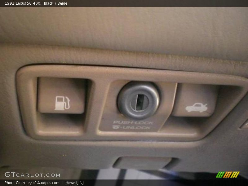 Black / Beige 1992 Lexus SC 400