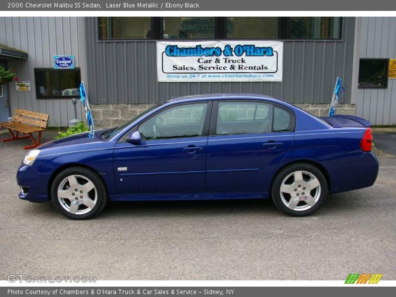 Laser Blue Metallic / Ebony Black 2006 Chevrolet Malibu SS Sedan