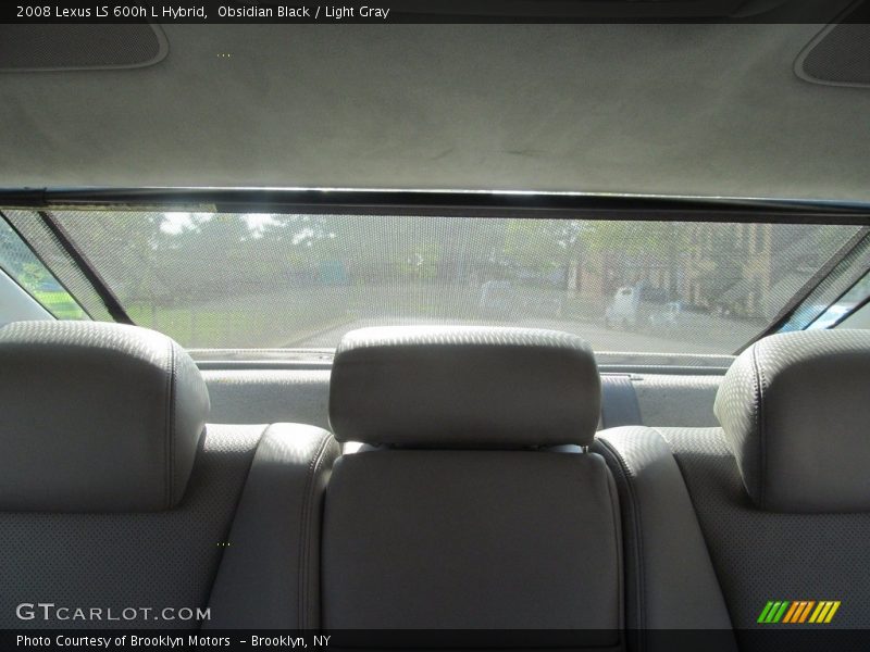 Obsidian Black / Light Gray 2008 Lexus LS 600h L Hybrid