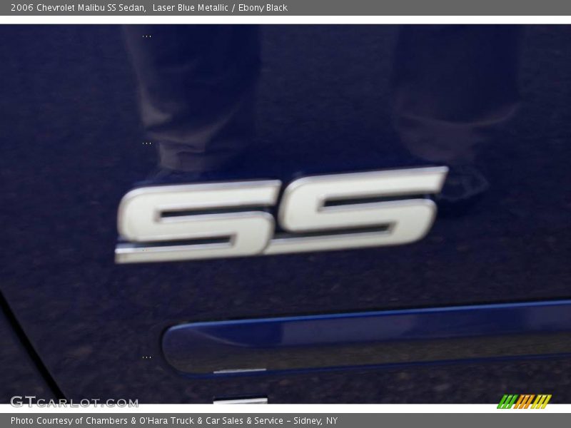Laser Blue Metallic / Ebony Black 2006 Chevrolet Malibu SS Sedan