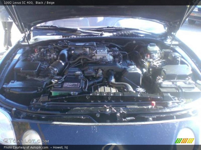 Black / Beige 1992 Lexus SC 400